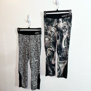 Women’s Nike Pro Leggings Bundle Set - Size Small